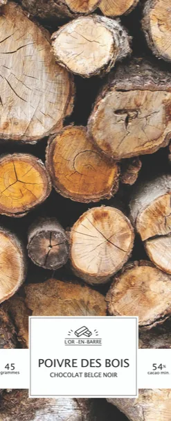 Noir 54 % Poivre des bois