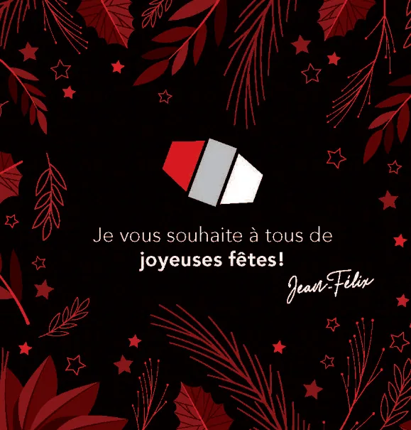 Joyeuses fêtes corporatif