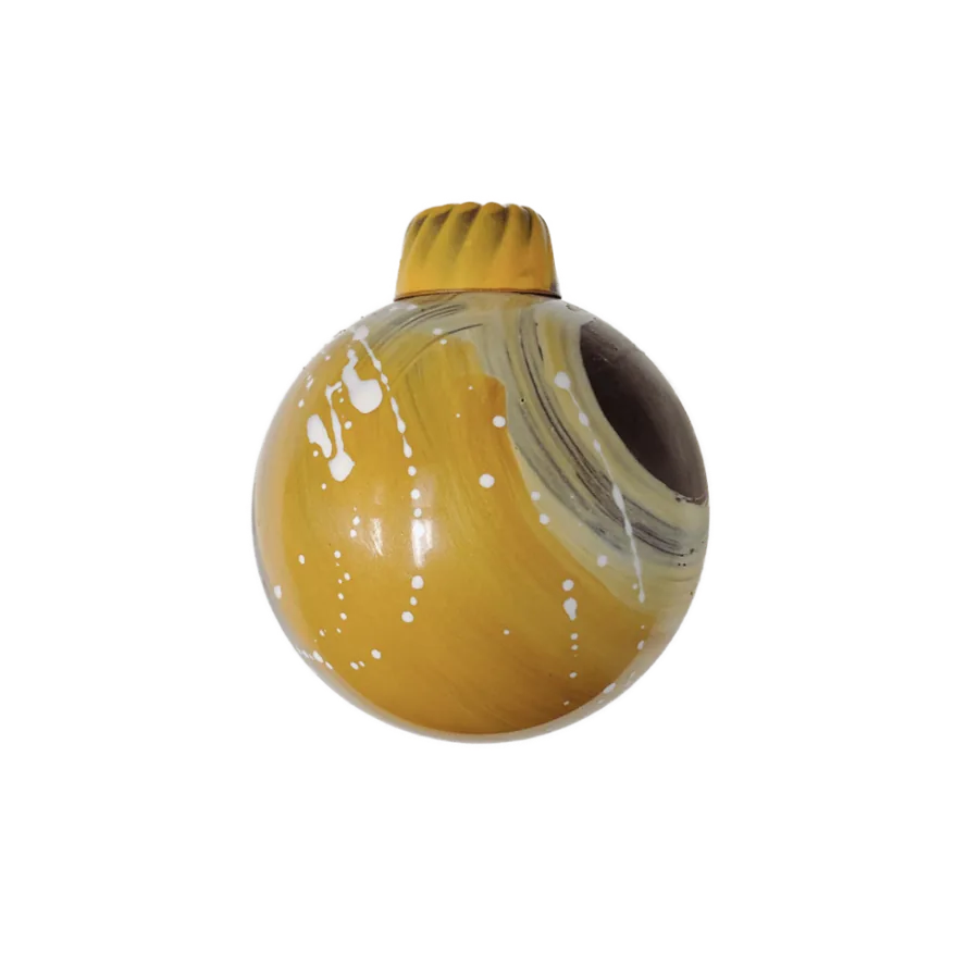 Boule de Noël dorée